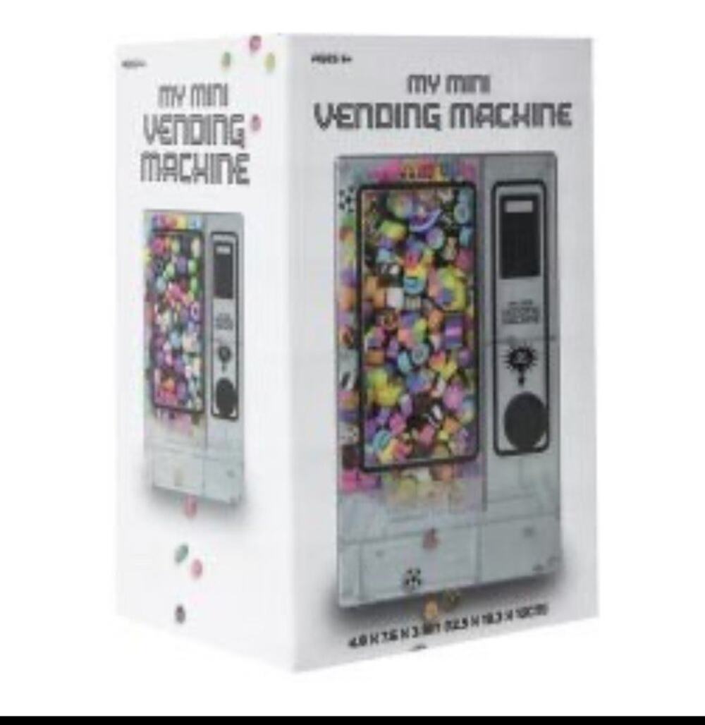 3 Pack Mini Vending Machine Toy Candy Dispenser Kids Gift Party Favor New In Box